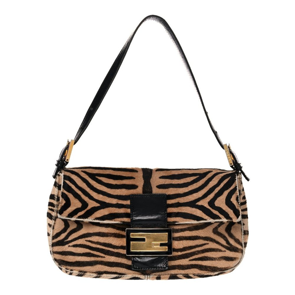 ISO FENDI ZEBRA TIGER PONY HAIR BAGUETTE VINTAGE